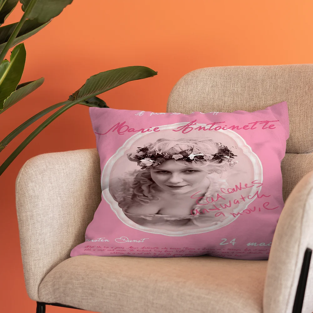 Sofia Coppola Movie Marie Antoinette Film Cushion Cover Decorative Pillow Sofa Home Decor Case Cases