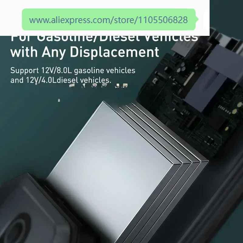 Фото Портативное пусковое устройство Baseus Emergency High Power 12V 2000A с пиковой мощностью 20000 мАч для запуска автомобиля №4