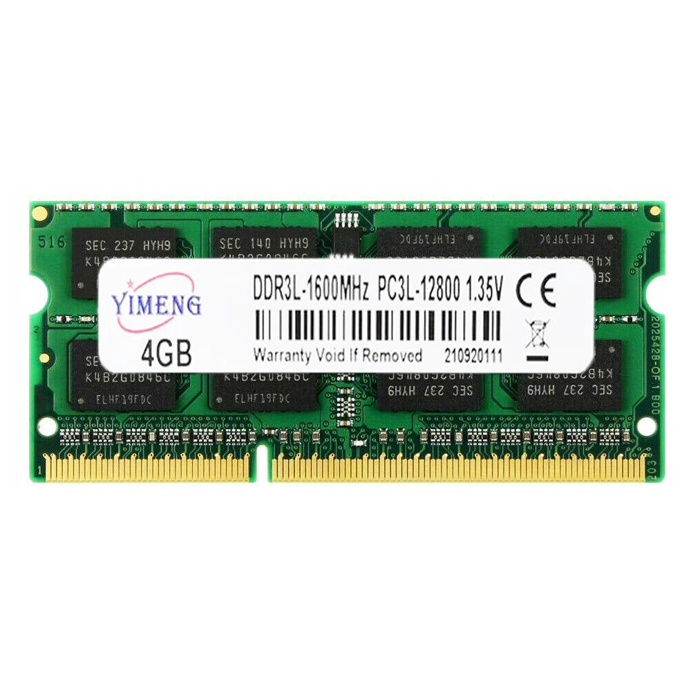 DDR3 DDR4 4 ГБ 8 16 ОЗУ для ноутбука PC3 8500 10600 12800 1066 1333 1600 МГц DDR3L 204pin 1 35 в - Цена: 1911.99
