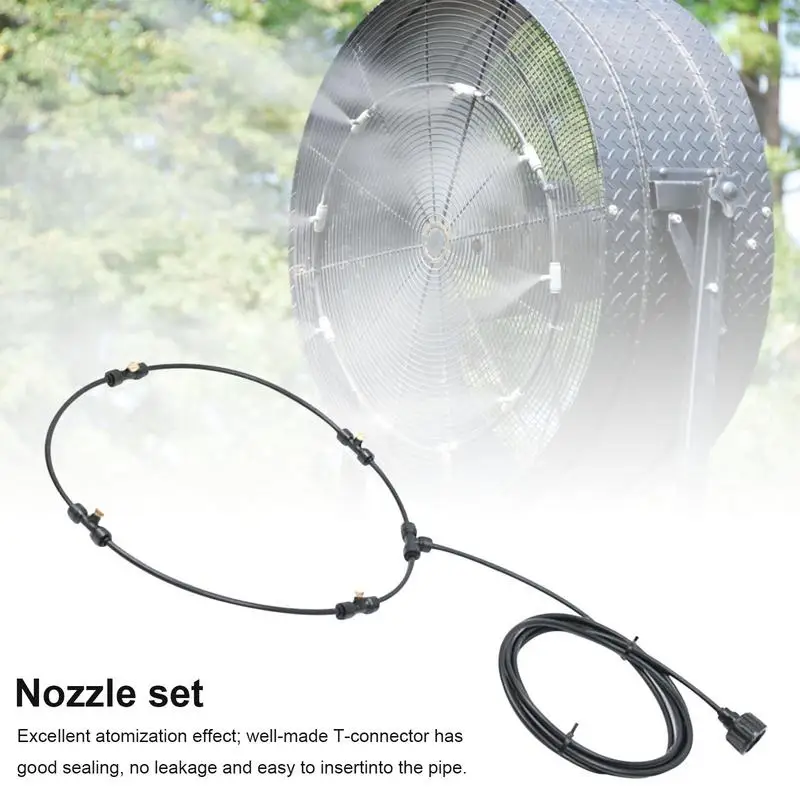 

Вентилятор для распыления, система водяного распыления, насадки для воды, уличный вентилятор, распылитель, вентилятор охлаждения, увлажнит...