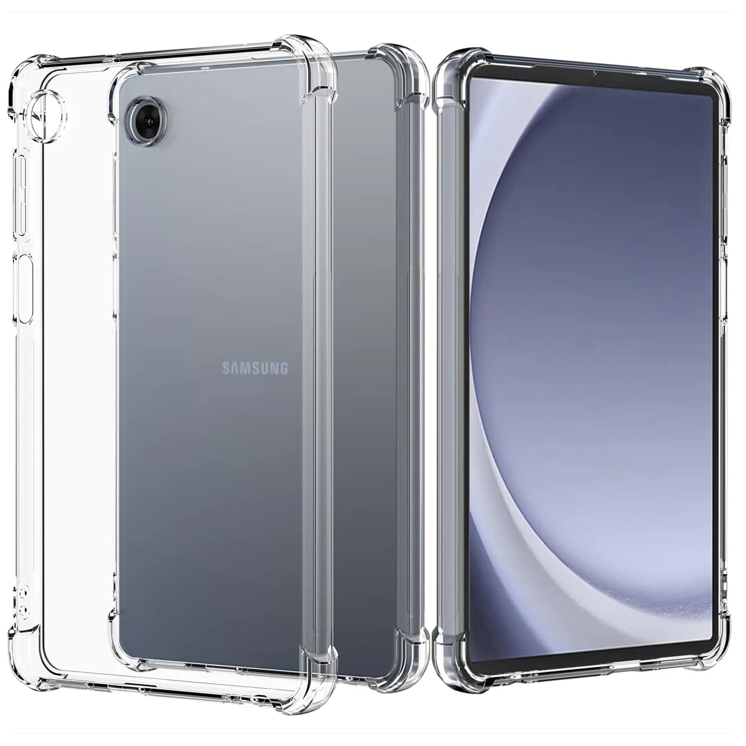 Прозрачный ударопрочный силиконовый защитный чехол для Samsung Galaxy Tab A9 8 7 дюйма