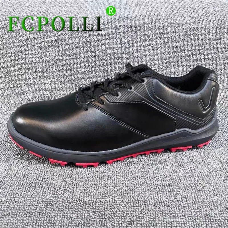 

Professional Mens Golf Training Anti Slip Athletic Shoes For Men Designer Golf Shoes Man Leather Comfortable Walking Shoes Men