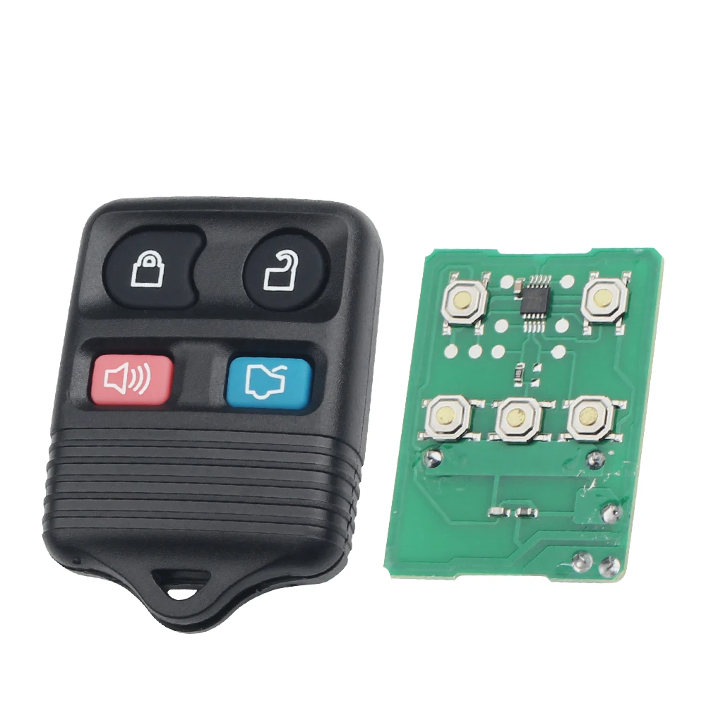 

KEYYOU 3/4 кнопочный дистанционный ключ от автомобиля 315 МГц для Ford Ecosport Mazda Tribute V6 3,0 пульт дистанционного управления кликер-передатчик CWTWB1U345