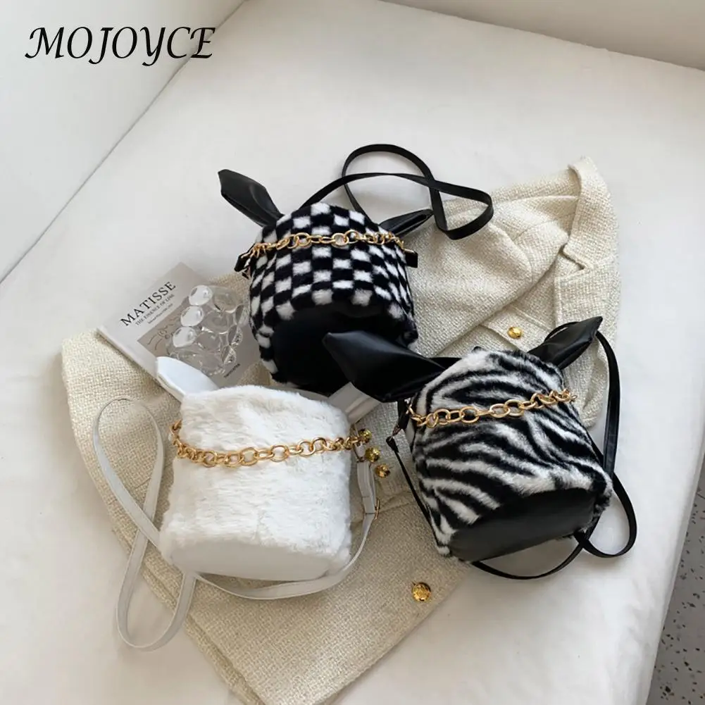 

Женская модная плюшевая меховая сумочка на цепочке, плюшевая женская маленькая сумка-клатч, дизайнерские сумки для женщин, для покупок, для ...