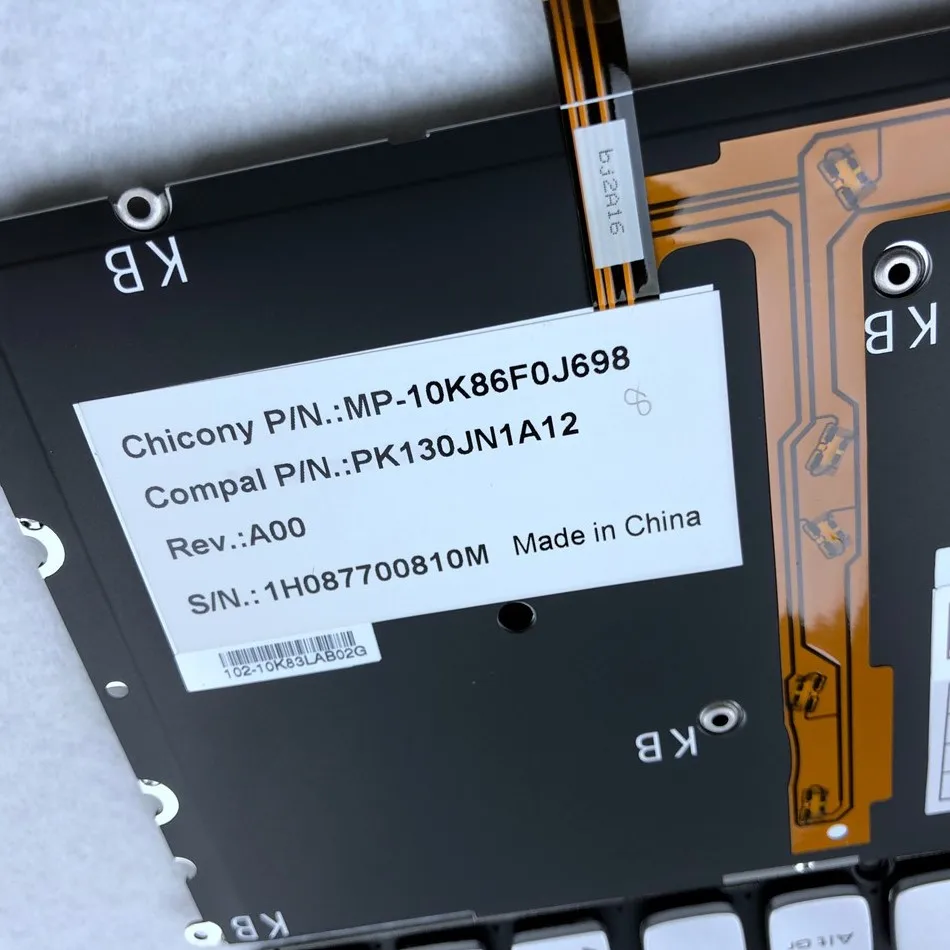 Клавиатура с французской подсветкой для ноутбука DELL L412Z L511Z 14Z 15Z l511Z FR (Azerty)