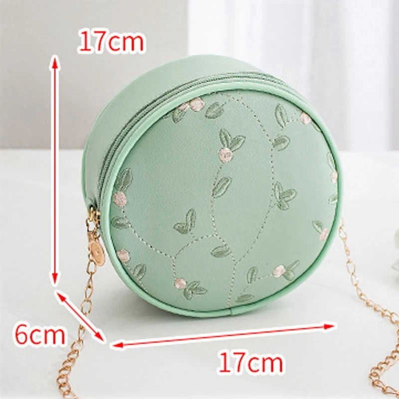 Fashion Chain Crossbody mini bag girls small Shoulder Bag Lipstick Storage Bag Cute Round Messenger Bag