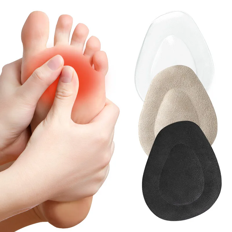 Anti-slip Silicone Gel Inserts for Plantar Fascitis Gel Half Insoles for Shoes Women Forefoot Anti-Pain Insert Foot High Heels 1