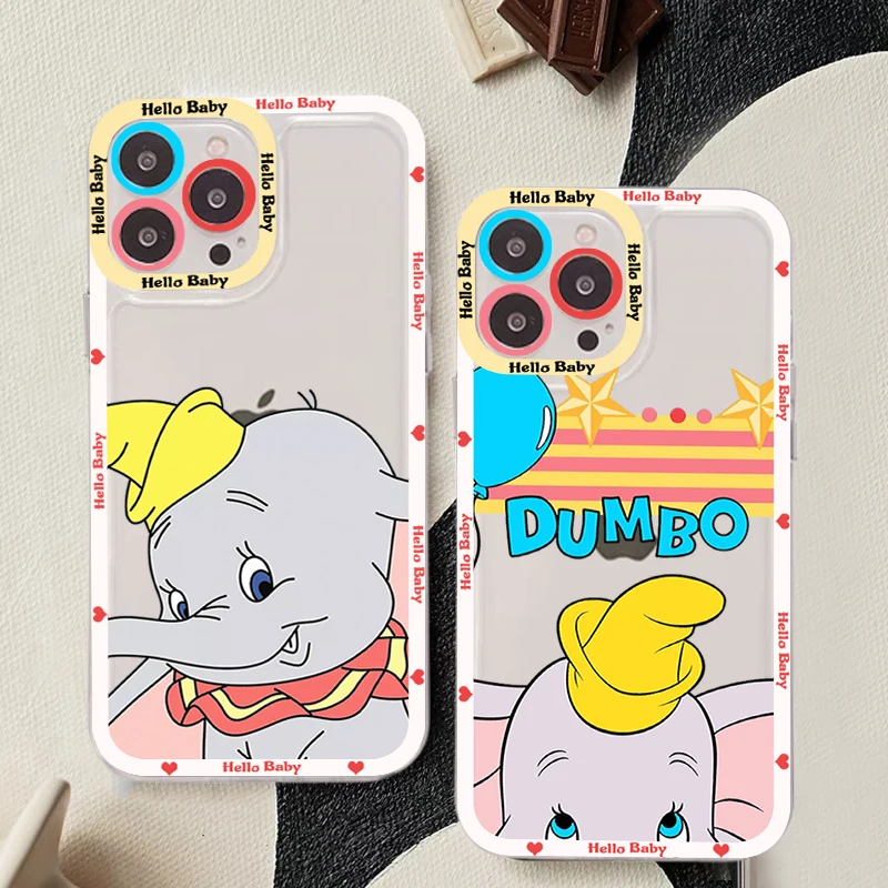 

Disney Dumbo Flying Elephant Phone Case for iPhone 11 12 13 Mini Pro Max 14 Pro Max Case shell