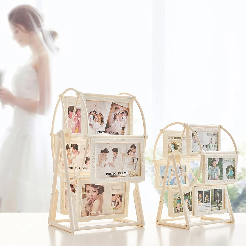 

Creative Ferris Wheel Photo Frame Rotating Windmill Photo Album Small Ornaments