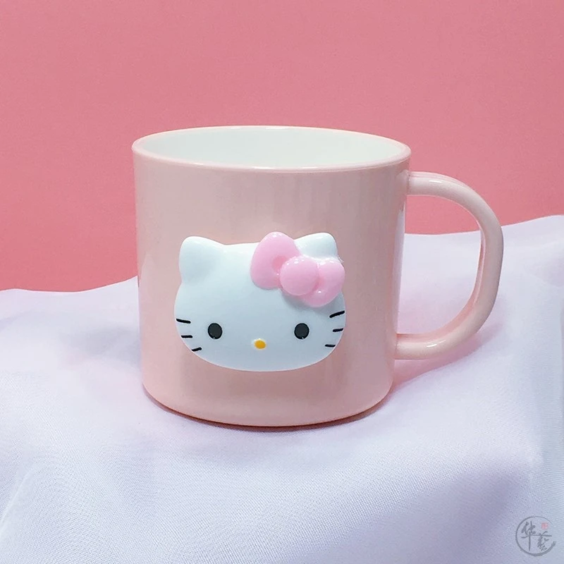 

Товары для дома Hello Kitty, чашка для мытья посуды, детская пластиковая чашка с мультяшным рисунком