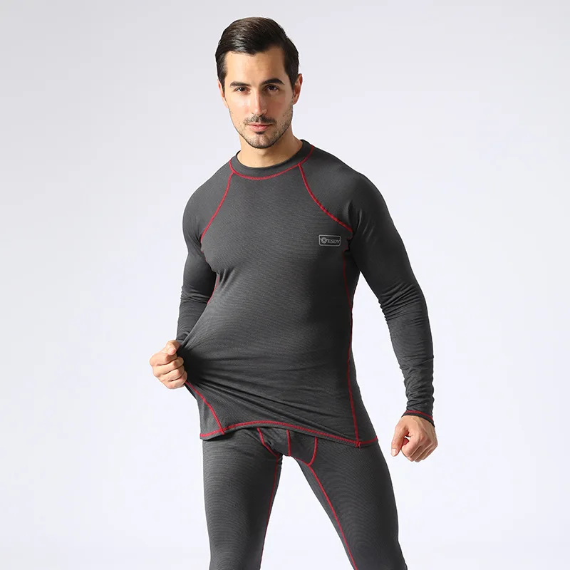 ESDY 2022 Outdoor Sports Functional Underwear Training Fleece Thermal Underwear Thermal Tracksuit Military Camping Tactical Set