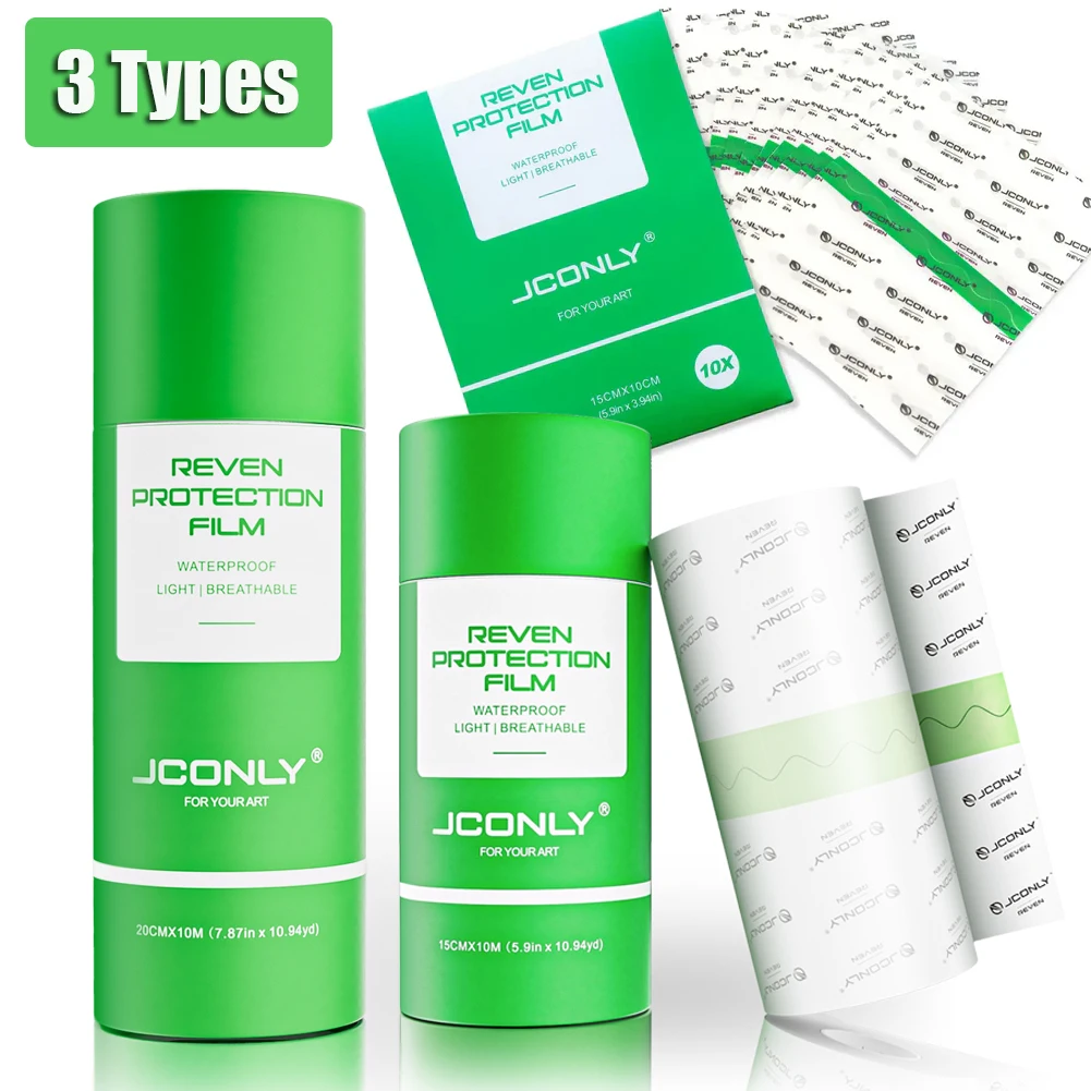 JCONLY REVEN Водонепроницаемая пленка для татуировки ПУ Лента Защитная заживления