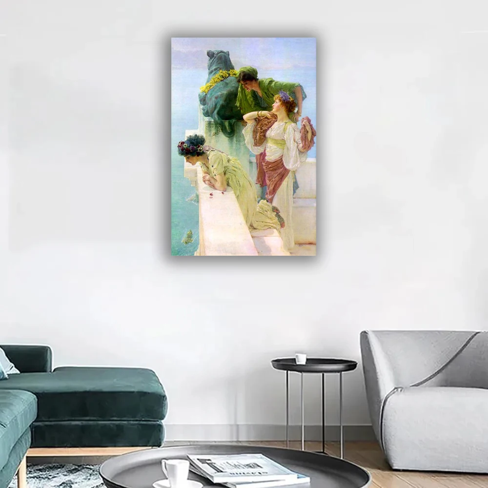 Лоуренс Альма-Тама A Coign of Vantage известная картина печать Жикле на холсте