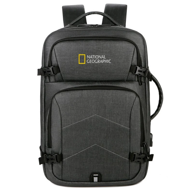 

NG Casual Backpack USB Charging Luxury 15 inch Laptop Case Waterproof Multifunctional Urban Business Rucksack Schoolbag