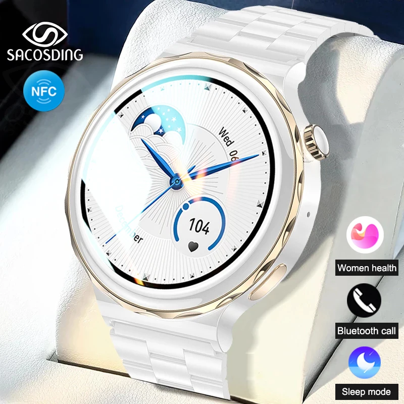 

2022 New Bluetooth Call Smart Watch For Women Fashion Bracelet Custom Dial Heart Rate Sleep Monitor Ladies Smartwatch For Huawei