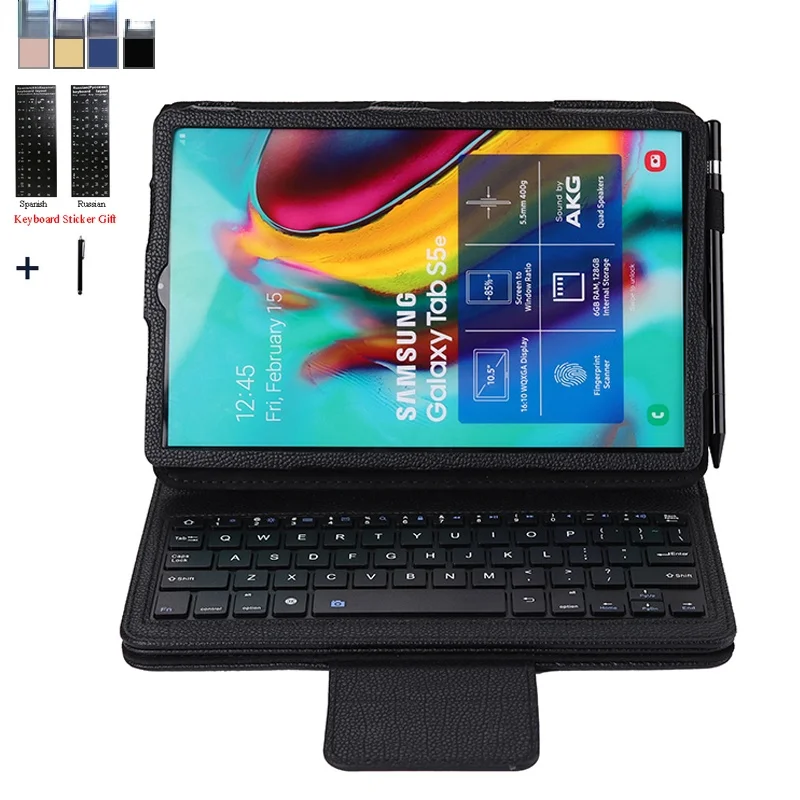 

Для Samsung Galaxy Tab S6 Lite 10,4 ''P610/10,5'' T860/S5e T720 съемный чехол для ноутбука с беспроводной Bluetooth клавиатурой + стилус