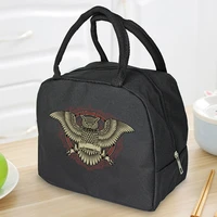 lunch accesorios for kids women insulated cooler portable canvas bags thermal food container work school picnic dinner handbag