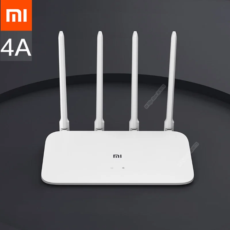 

Маршрутизатор Xiaomi Mi, роутер 4A гигабитная версия 2,4 ГГц 5 ГГц WiFi 1167 Мбит/с WiFi ретранслятор 128 Мб DDR3 с высоким коэффициентом усиления, 4 антенны, с...