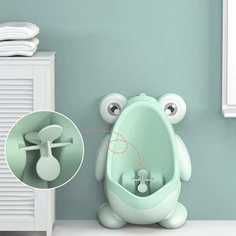 Frog Baby Potty Toilet Urinal Kids Potty Training Baby Boys Pee Toilet Infant Bathroom Wall-Mounted Urinal Girls Travel Potty enlarge