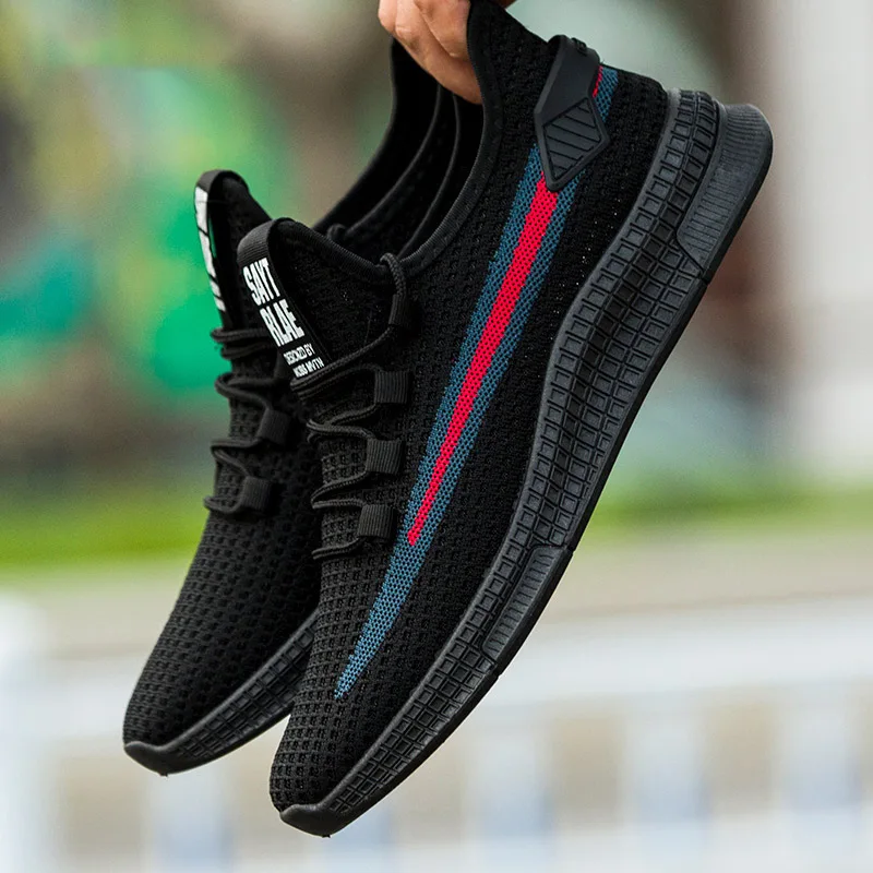 

Men Women Shoes High Quality Male Sneakers Breathable Black White Sports Casual Light Walking Running Shoes Zapatillas Hombre