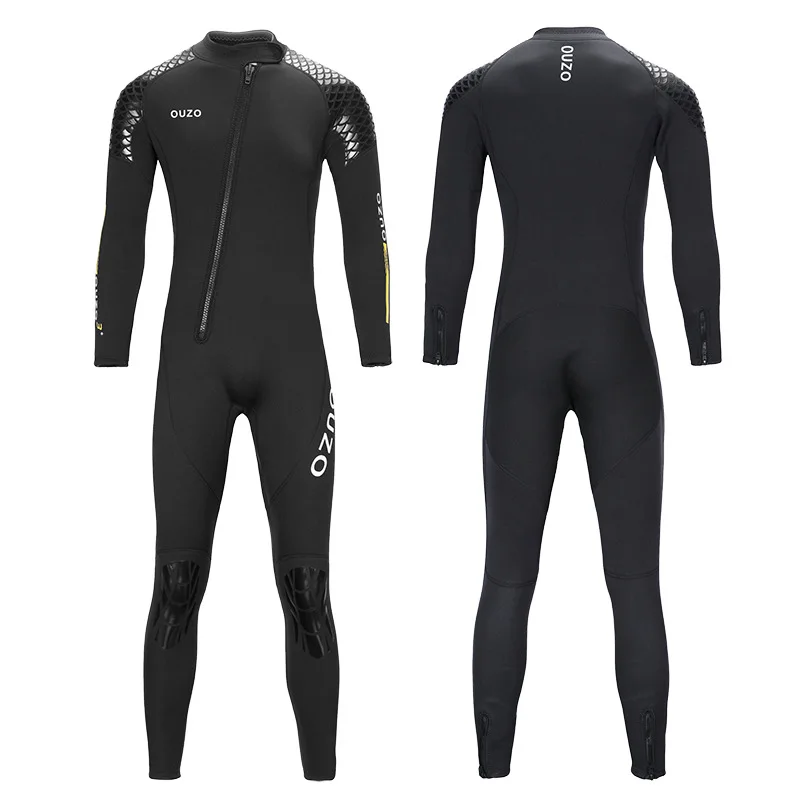 

Костюм для дайвинга 3 мм, мужской слитный костюм с длинными рукавами для дайвинга, утолщенный теплый костюм для серфинга, купальник для дайвинга с подводным плаванием