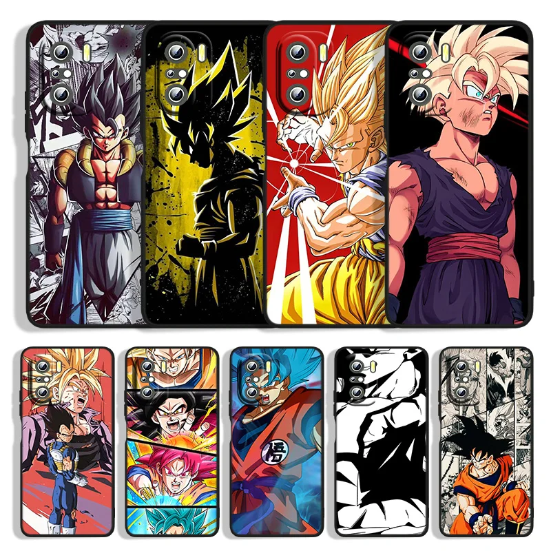 

Dragon Ball Super Z Son Gokuo For Xiaomi Redmi K50 Gaming 10 9T 9AT 9A 9C 8A 7A S2 6A 5A 5 4X Prime Pro Plus Black Phone Case