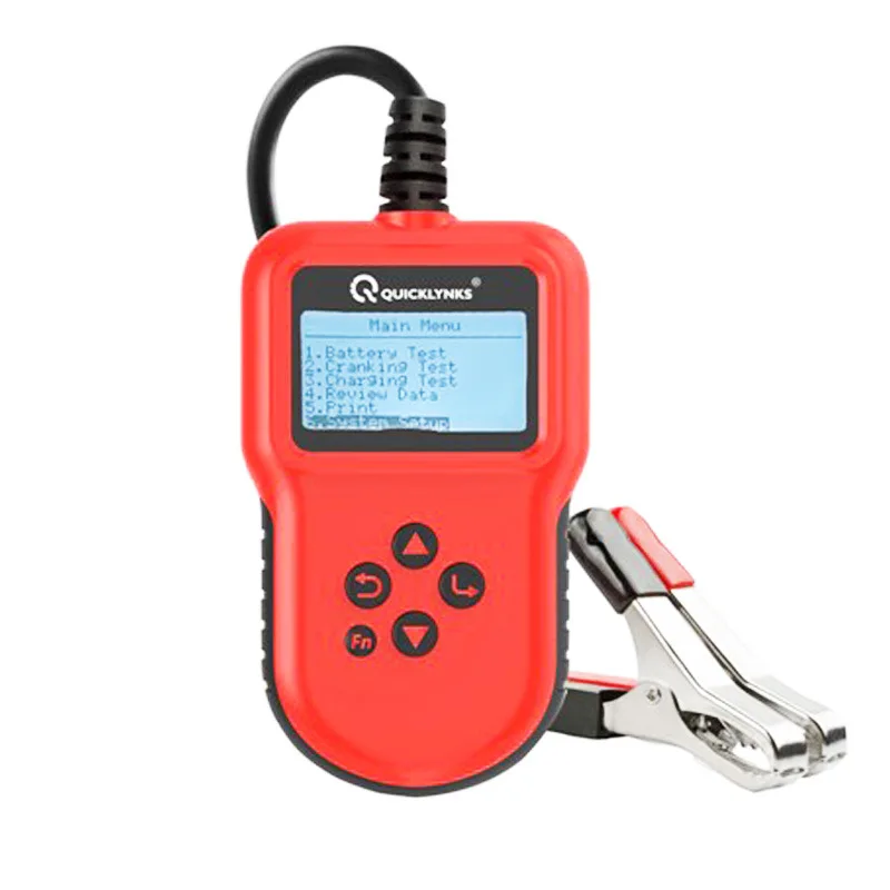 

Quicklynks BA106 Car Repair Tools Car Battery Tester Lithium Battery 2 in 1 Diagnosis Equipment