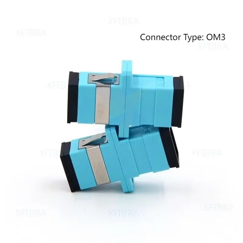 OM3 FTTH/FTTD сетевой фланцевый соединитель SC UPC Женский Волоконно-оптический адаптер