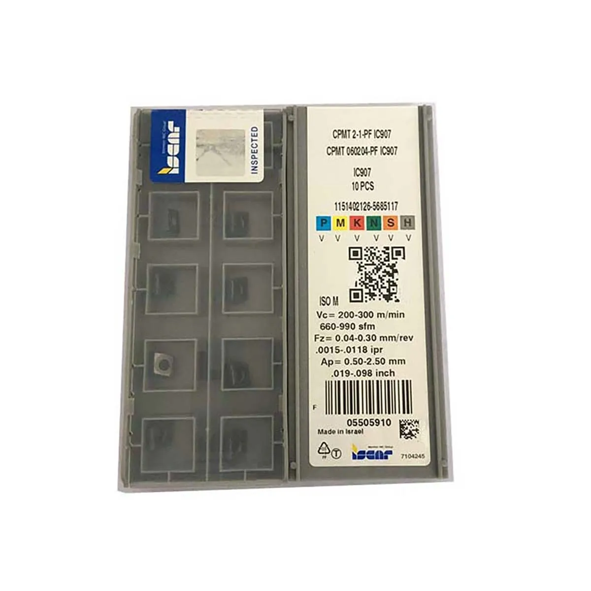 100% Оригинальные прокладки для токарной обработки ISCAR CPMT CPMT06 CPMT060204 PF IC907 |