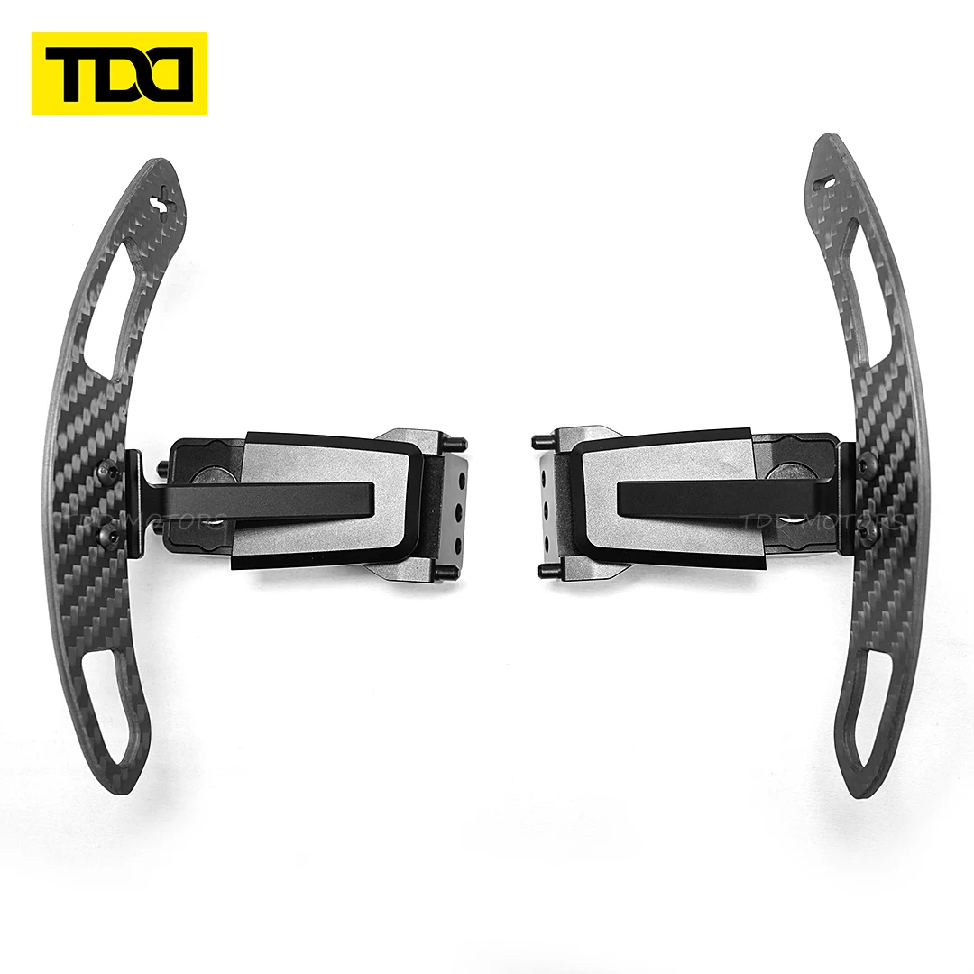 Фото TDD Fif для Porsche 718 Cayman gt4 991 Panamera 971 911 997 Карбоновые магнитные лепестки переключения передач Автоаксессуары №4