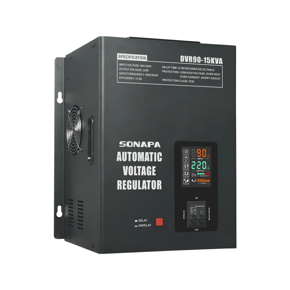 

15kva Relay type wall mounted automatic power stabilizer voltage regulators for home