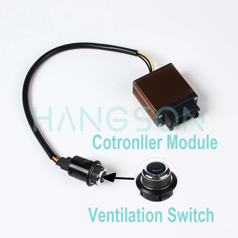 

Контроллер переключателя автомобильного сиденья, переключатель обогрева, три четырехскоростных 23 мм, универсальный автомобильный модуль управления вентиляцией и обогревом, переключатель