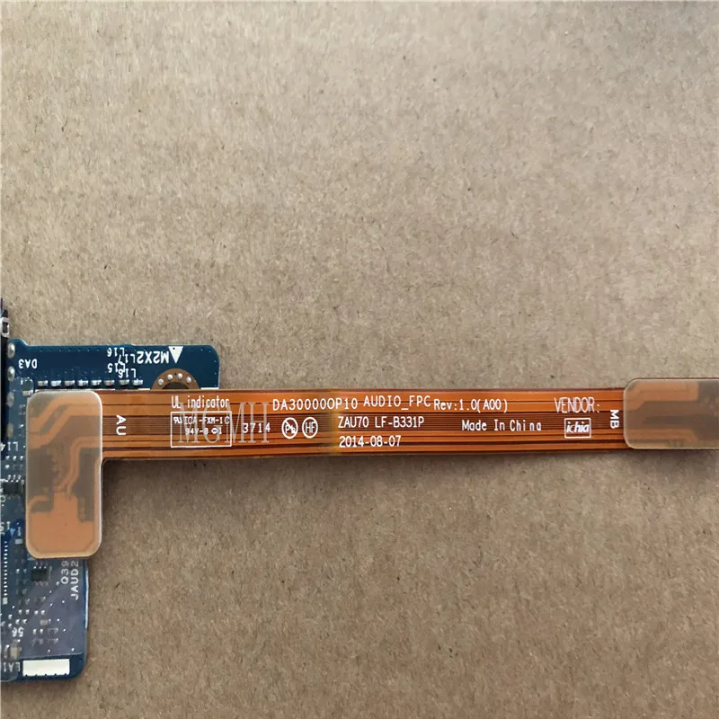 LS-B331P Оригинал для DELL 13 2-в-1 7351 плата аудиопорта гарнитуры ZAU70 B331P 100% ТЕСТ ОК