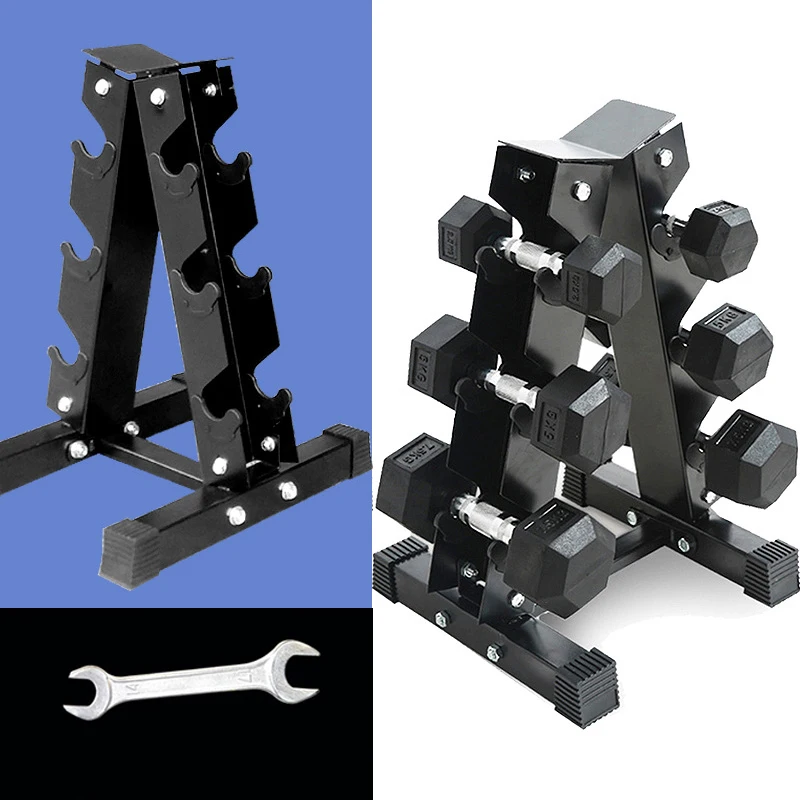 

Steel Dumbbell Storage Racks 3 Tier Weight Racks for Dumbbells Weight Tower for Home Gym Exercise
