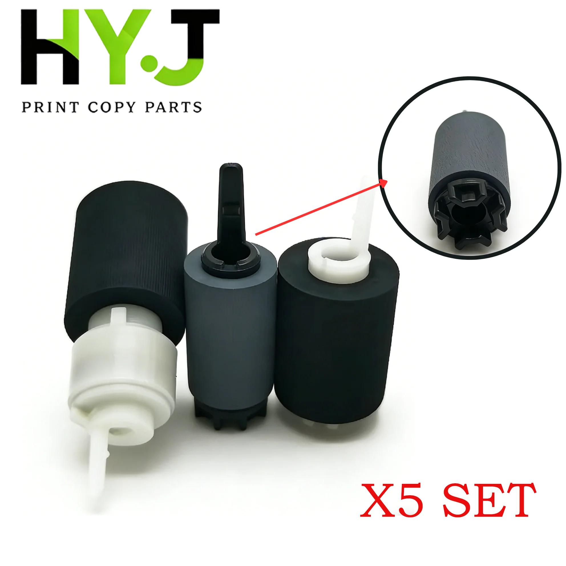 Фото 5X OEM 302N406030 302ND94340 302ND94350 Ролик подачи бумаги для Kyocera 4002i 5002i 6002i 4052ci 5052ci 6052ci, ролик отделения №1