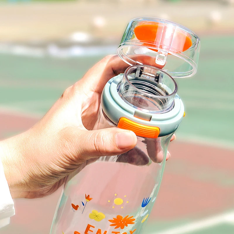 

Portable Water Bottle Plastic Drinking Bottle Sports Travel School Climbing Sports Bottle