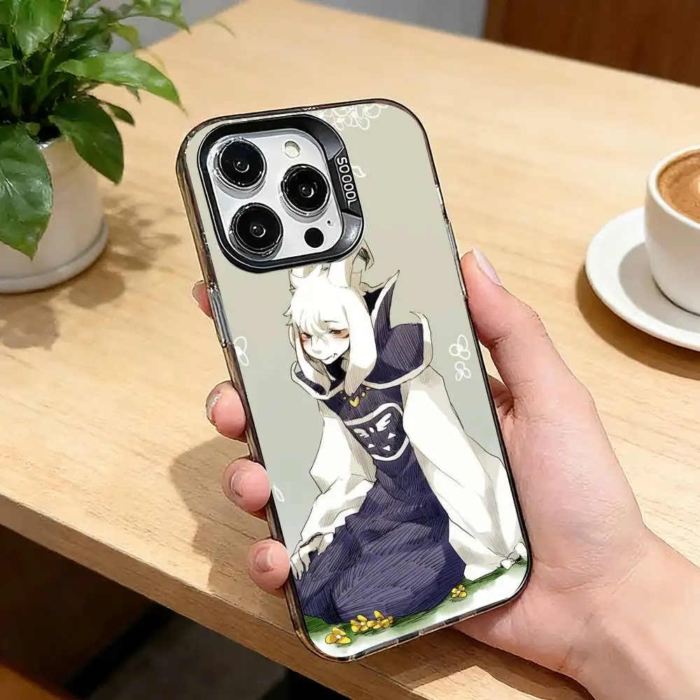 Фото Чехол для телефона U-Undertale Game A-Asriel Dreemurr для iPhone 17, 16, 15, 14, 13, 12, 11 Plus, Pro Max, XS, цветной, серебристо-черный №4