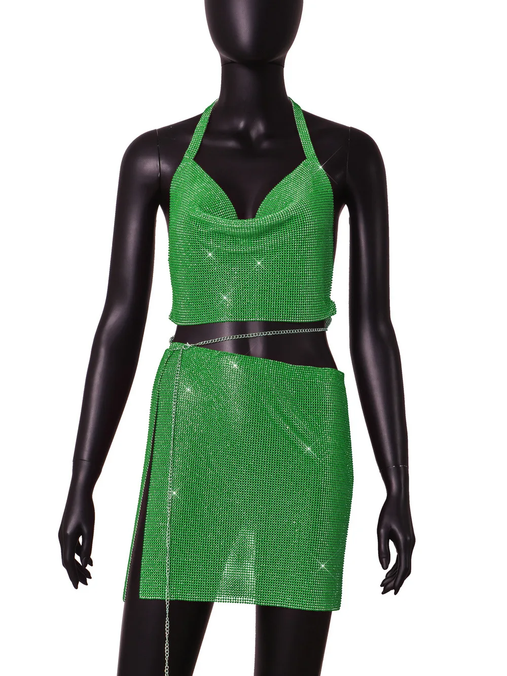 Комплект АKYZO металлический топ и юбка