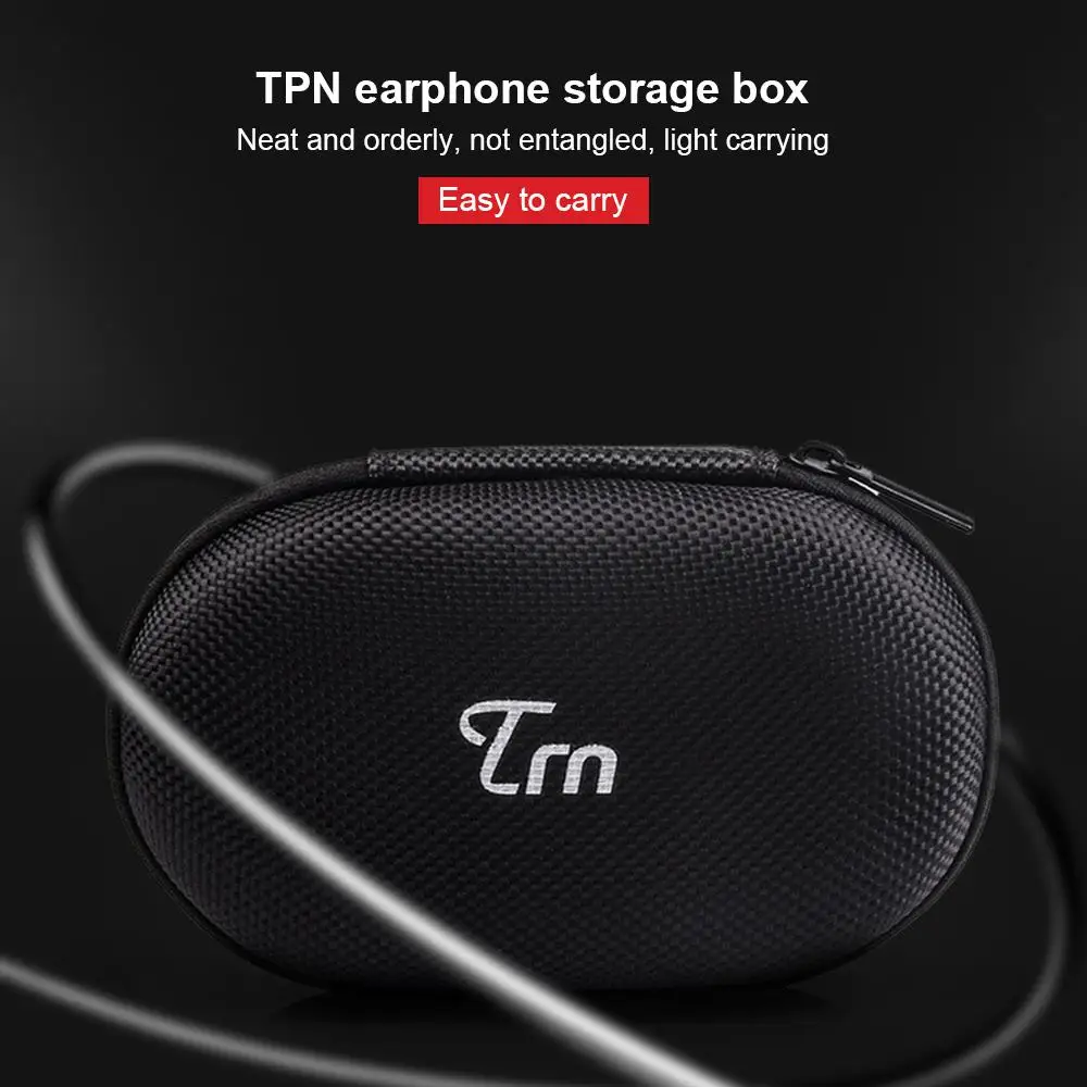 

Storage Bag Eva Earphones Case Shockproof Oxford Cloth Anti-shock Headphones Accessories Headset Bag Mini Anti-fall Pu Zipper