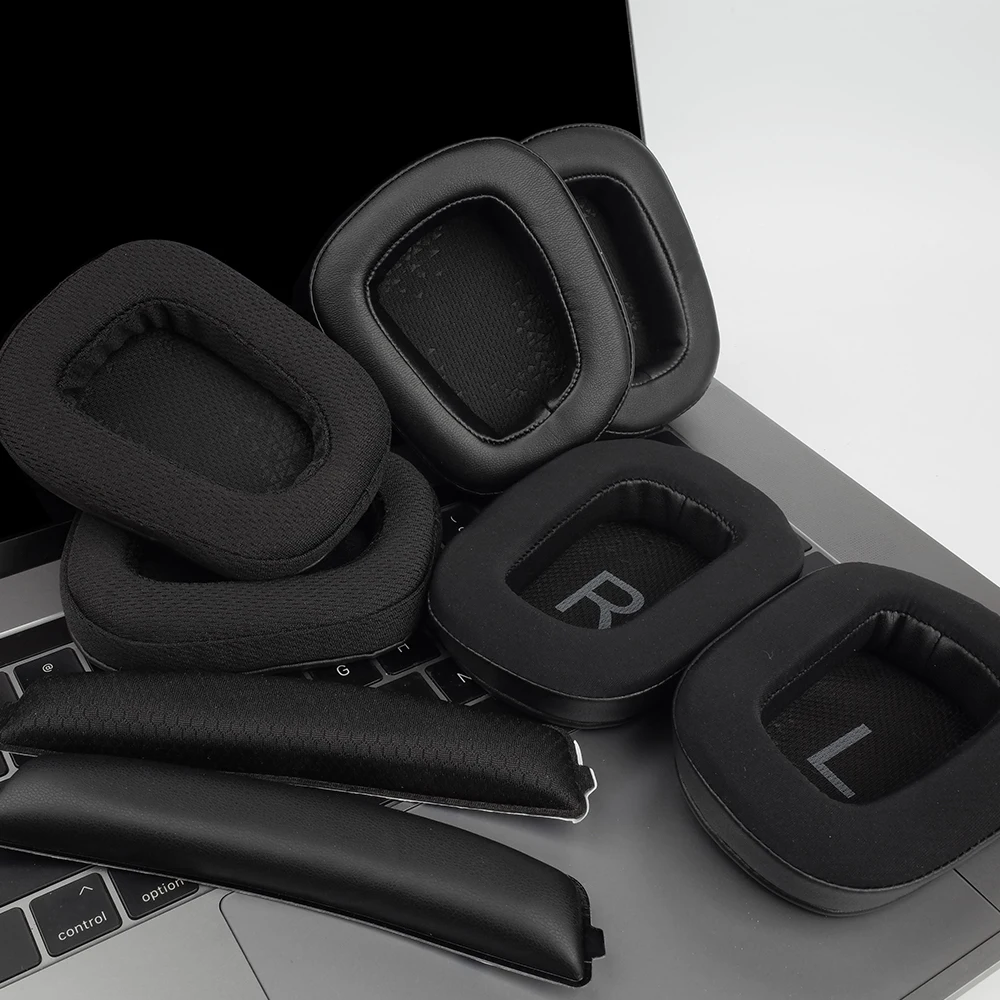 Фото Амбушюры, совместимые с Logitech G35 G930 G933 G933S G935 G633 G633S G635 G533 Амбушюры из пены с эффектом памяти, сменные накладные подушки №4