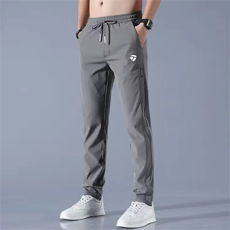 New Golf Pants Men Spring Golf Apparel Sweatpants Cargo Pants Fashion Casual Pant Thicken Warm Elasticity Man Golf Wear Trousers