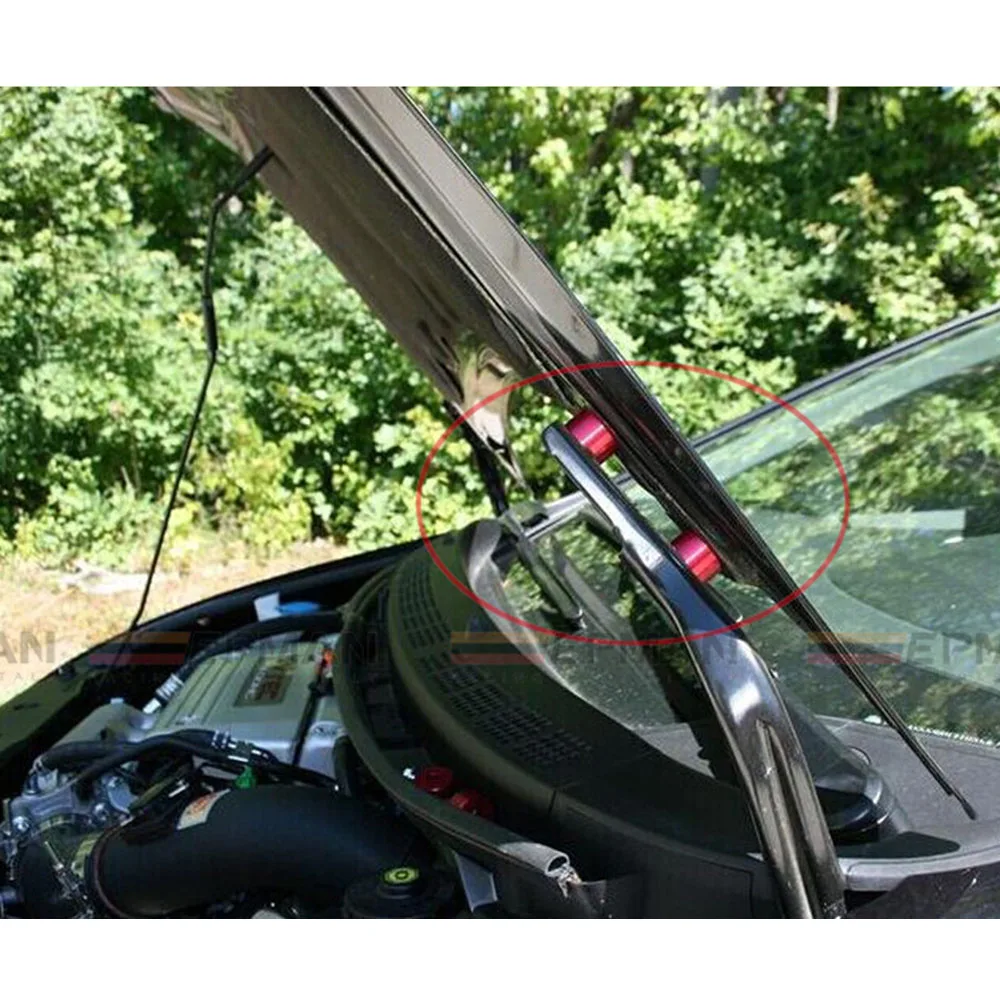 Универсальная гоночная алюминиевая заготовка для капота 5 цветов распорка на