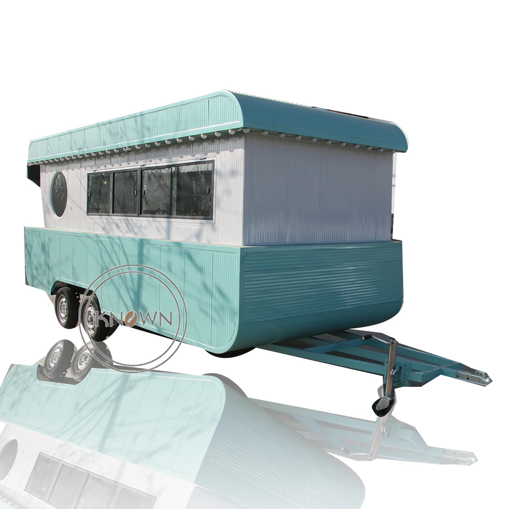 

OEM Customized Food Trucks for Sale Europe Towable Coffee Catering Van Vintage Food Vending Cart Trailer