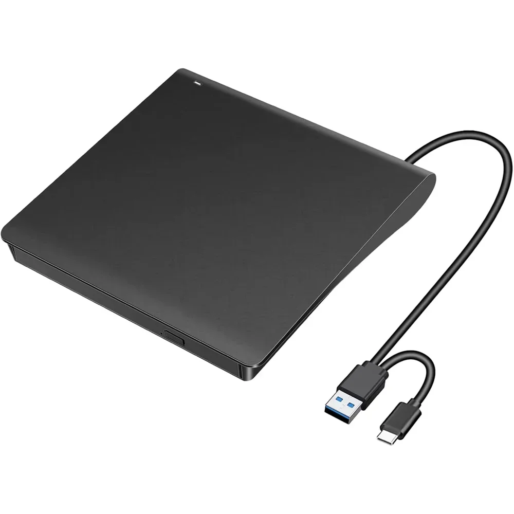 

2023 USB 3,0 тонкий внешний DVD RW CD Привод ридер плеер Оптические приводы для ноутбука ПК Внешний dvd плеер