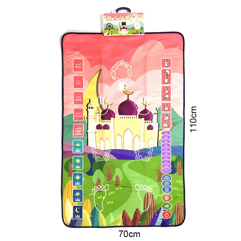 2022 горячая Распродажа Исламская мусульманская молитва коврик для детей