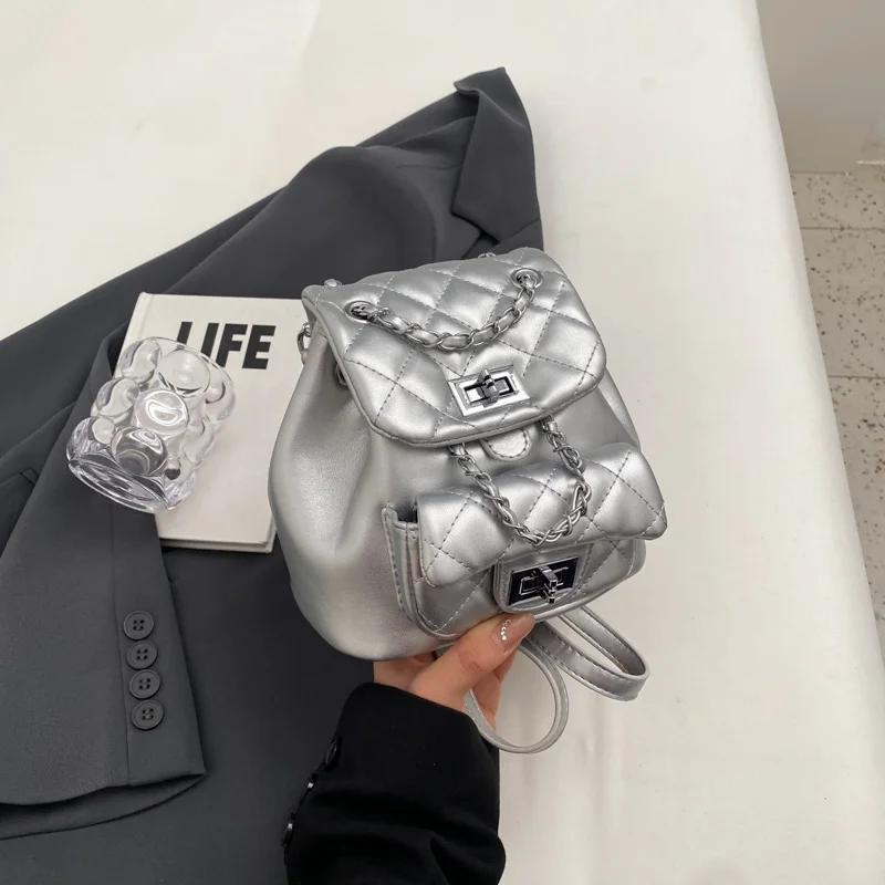 

Роскошные бренды Женские сумки с плечами Новый высококачественный PU кожа чистый цвет клетчатые сумки с плечами Студенческая сумка Стиль для отдыха Девушка рюкзак Женский рюкзак