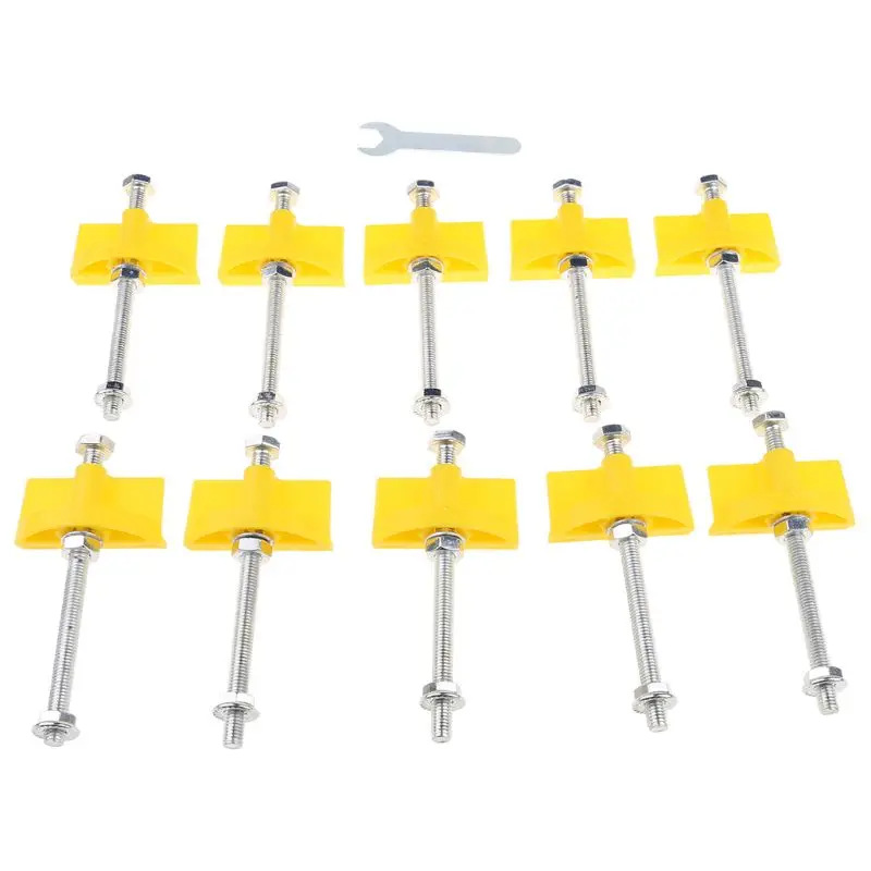 

Tile Leveling System Kit Manual Tile Locator Tile Leveler Spacers w/ Special Wrenches Plastic Flat Ceramic Tile Adjuster