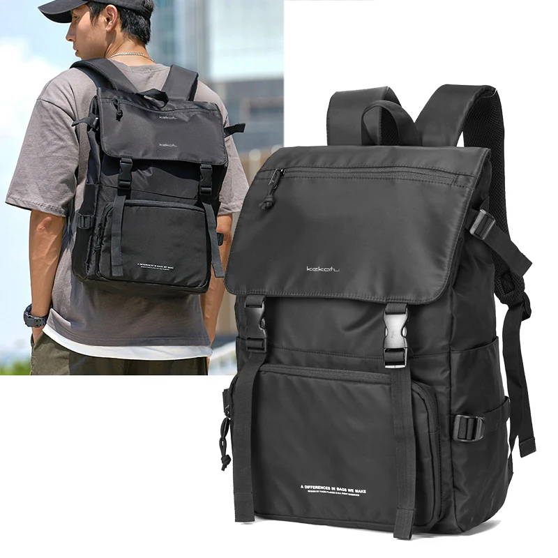 

2022 женский и мужской нейлоновый школьный рюкзак большой вместимости студенческий подростковый школьный рюкзак для ноутбука для книг корейский сплошной цвет сумки K228