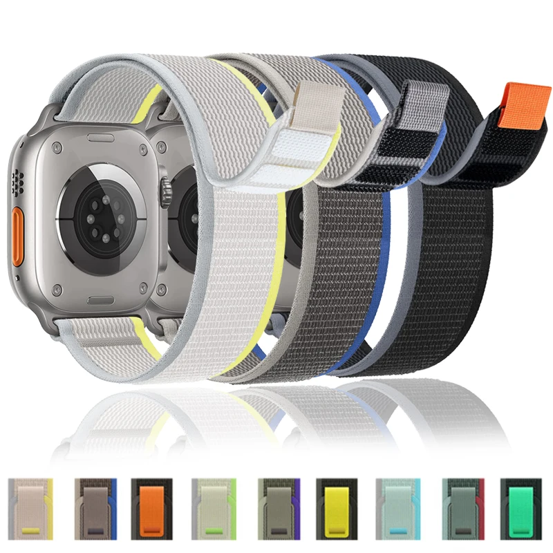 

Band for Apple watch strap 49mm 45mm 41mm 44mm 40mm 42mm 38mm 45 mm Trail loop correa Ultra bracelet iWatch series 7 6 5 4 se 8