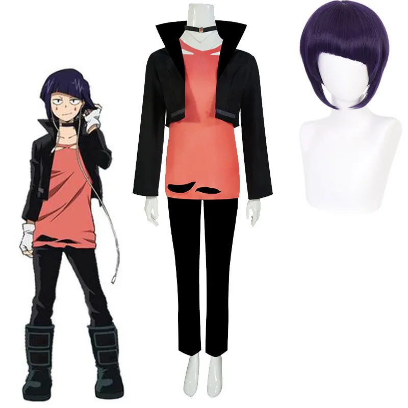 

Костюм для косплея моя геройская Академия Jiro Kyoka парик Jirou Kyouka для взрослых Аниме боевая одежда на Хэллоуин